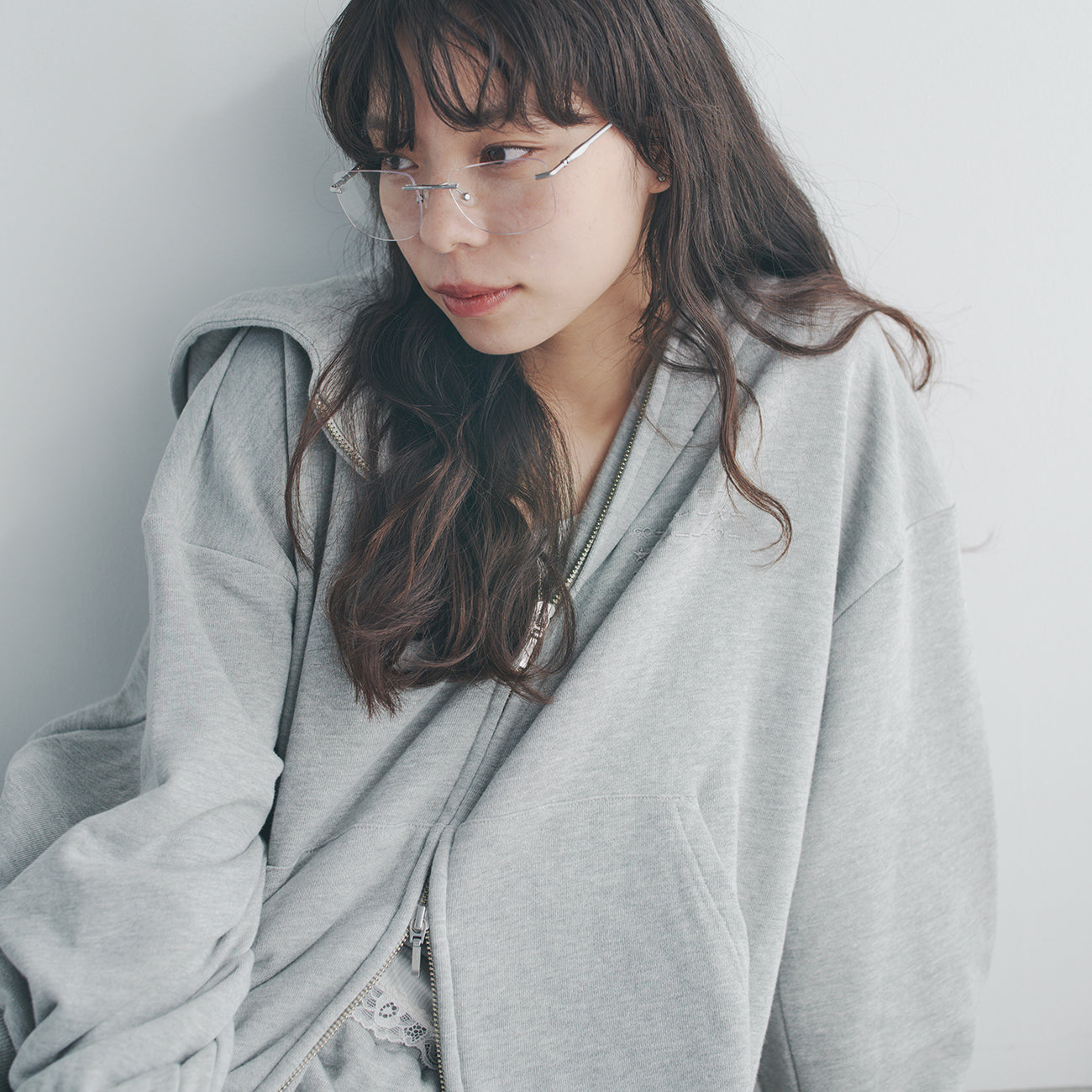 zip up hoodie | 2025 collection reoa prologue2