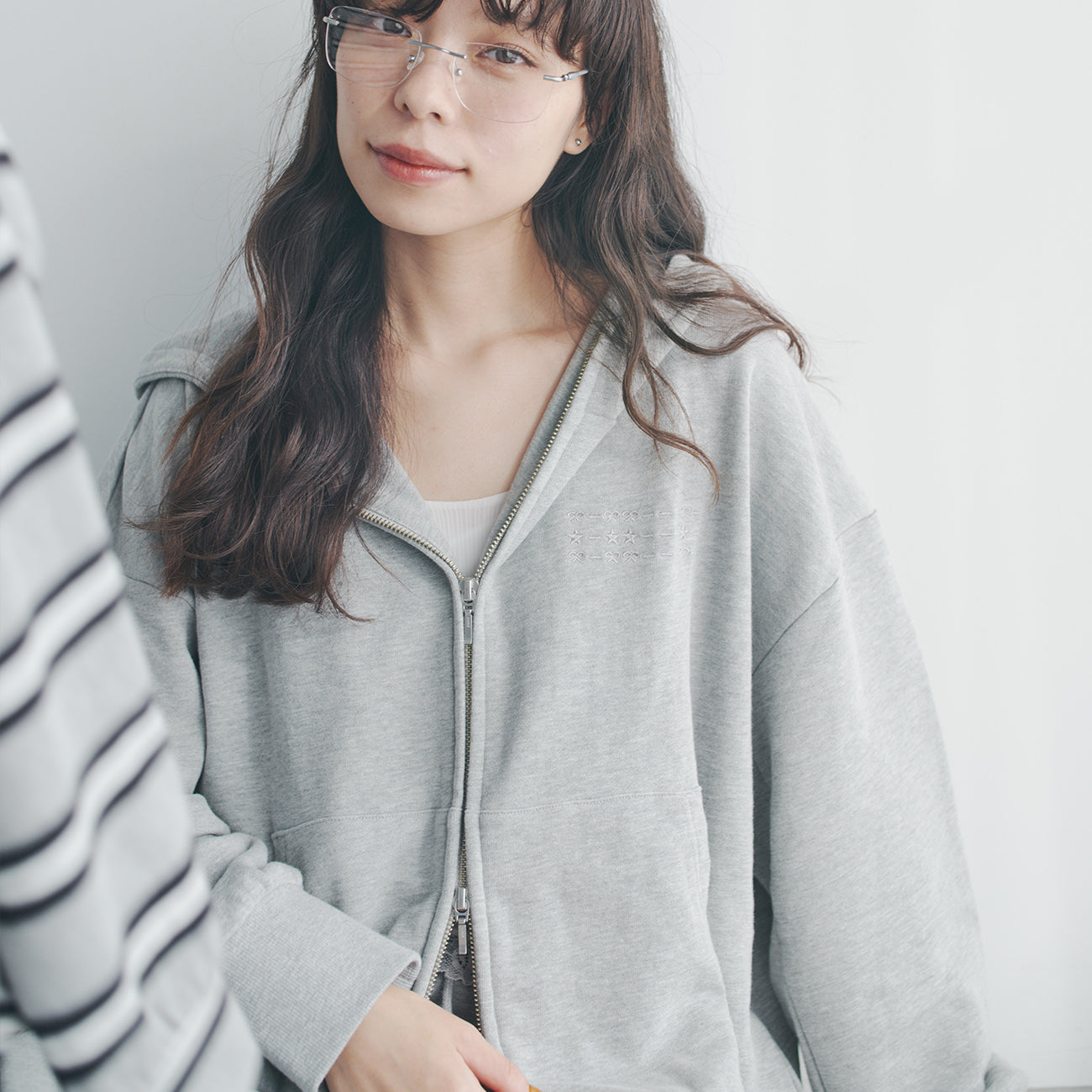 zip up hoodie | 2025 collection reoa prologue2