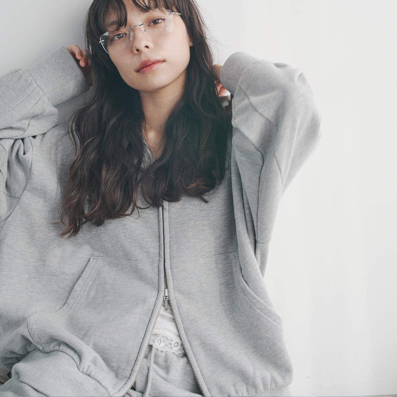 zip up hoodie | 2025 collection reoa prologue2