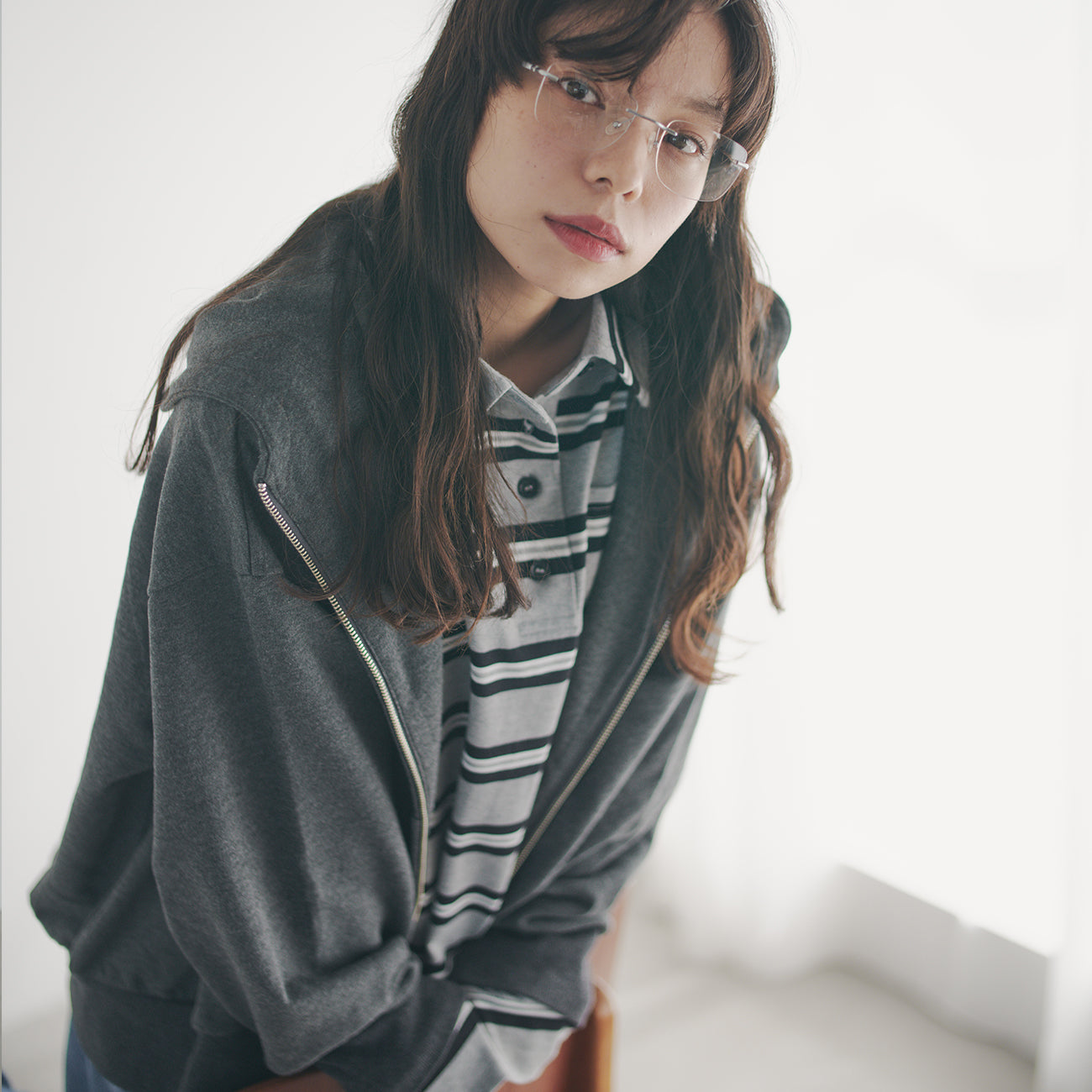 zip up hoodie | 2025 collection reoa prologue2