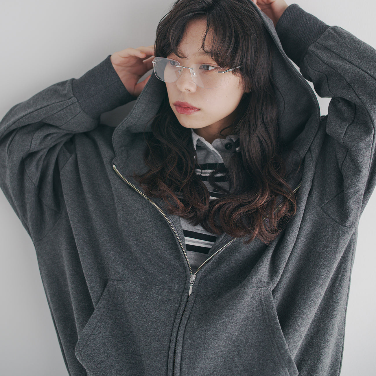 zip up hoodie | 2025 collection reoa prologue2