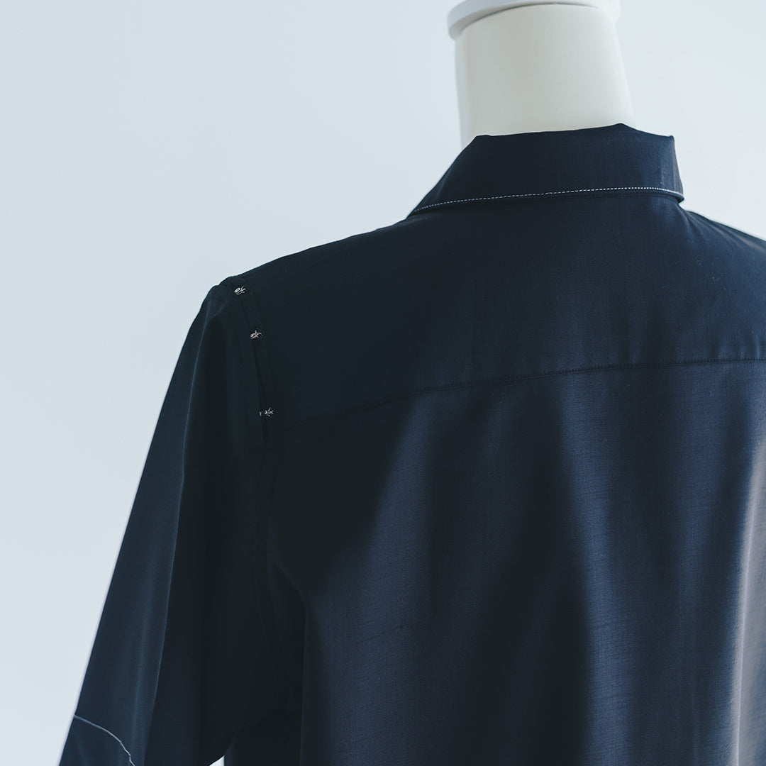 ハーフジップシャツ 2025 collection reoa prologue1