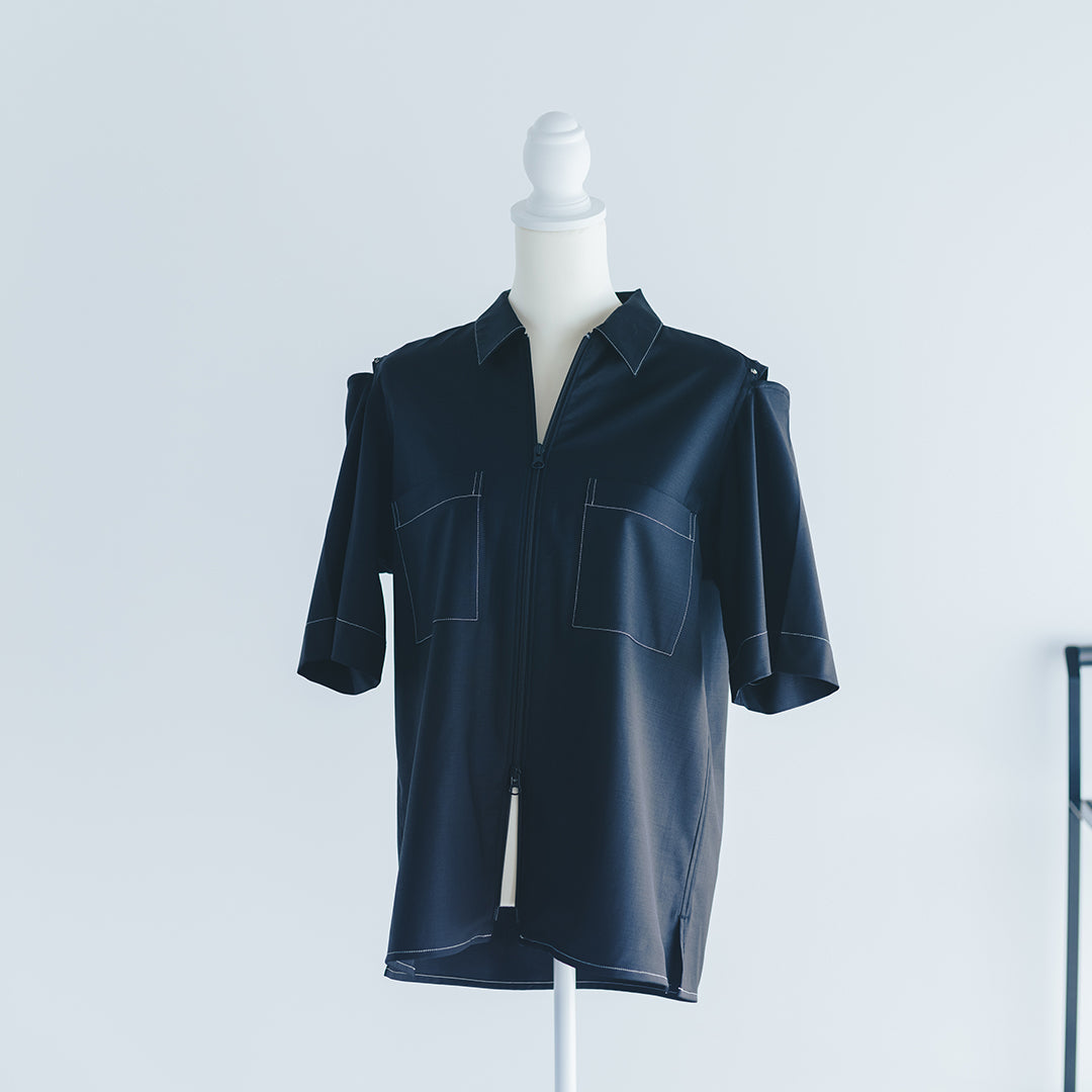 ハーフジップシャツ 2025 collection reoa prologue1