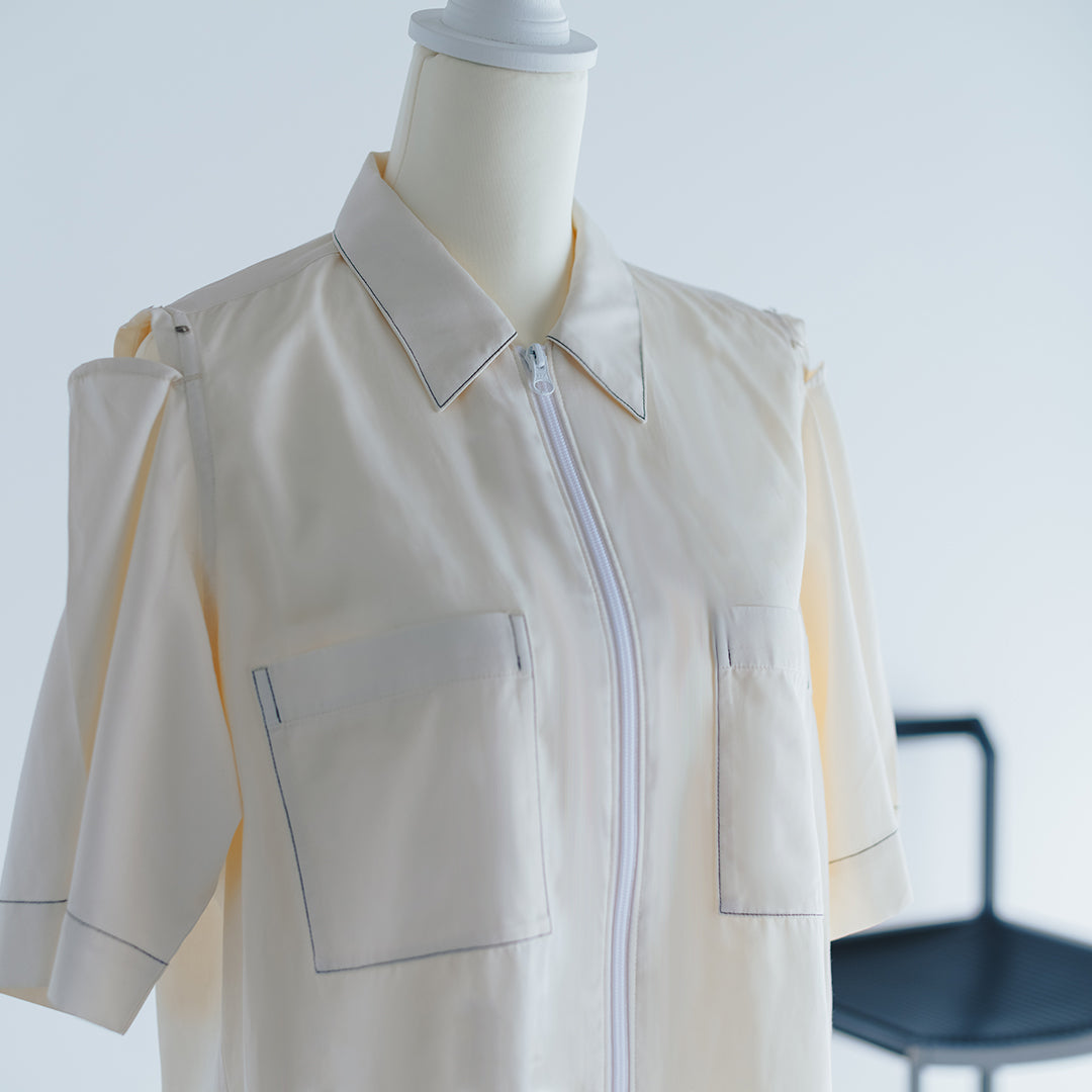 ハーフジップシャツ 2025 collection reoa prologue1