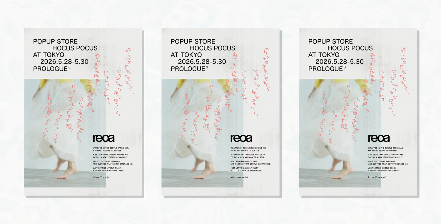 reoa POP-UP STOREを初開催